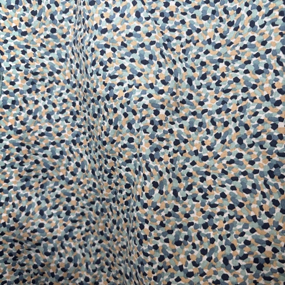 VanHeusen Studio Slim Fit Polo Shirt Size Large Blue Multicolor - Picture 3 of 6